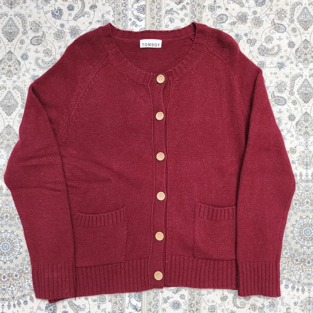 TOM BOY 톰보이  브이넥 가디건 F (66까지)