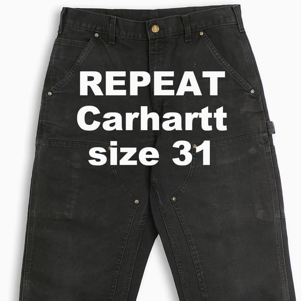 빈티지 칼하트 더블니 B01 워크 팬츠 31 인치 CH0013202