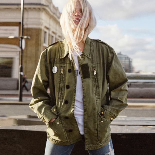 쟈딕앤볼테르(Zadig&Voltaire) KID MILI 이효리 야상점퍼