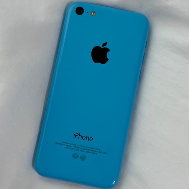 아이폰 5c 16GB 블루ㅣ파랑 오씨 세컨폰 카메라 중고폰 빈티지 감성