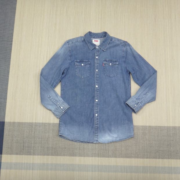 (13-15YRS) Levis 리바이스 여성 데님 셔츠