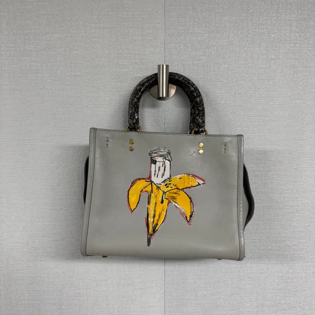 코치x장 미셸 바스키아 토트백