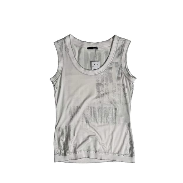 Ruzzo 글리터 레터링 슬리브리스 (italy)  