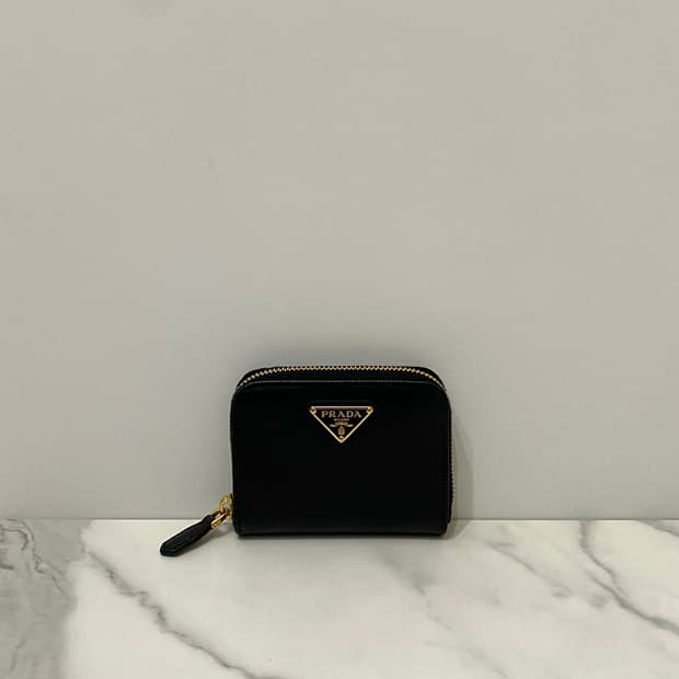 프라다 비텔로 무브 삼각로고 지퍼 반지갑 동전지갑 1MM268