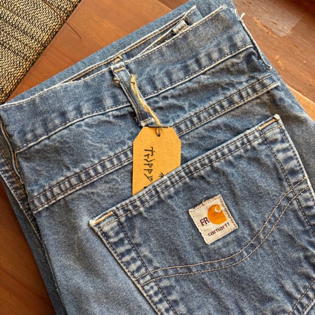 칼하트 FR 데님 팬츠(Made in USA)