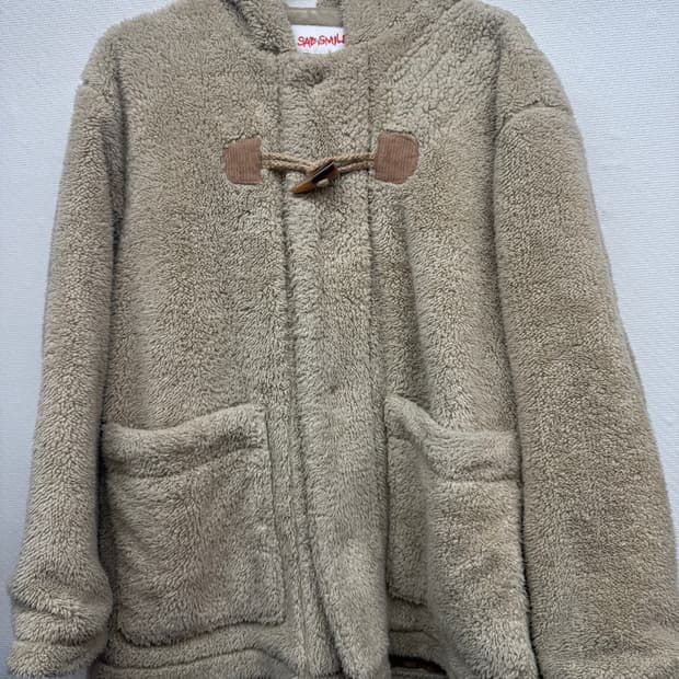 커스텀멜로우 새드스마일 떡볶이 후리스 S(2XL) 남여공용