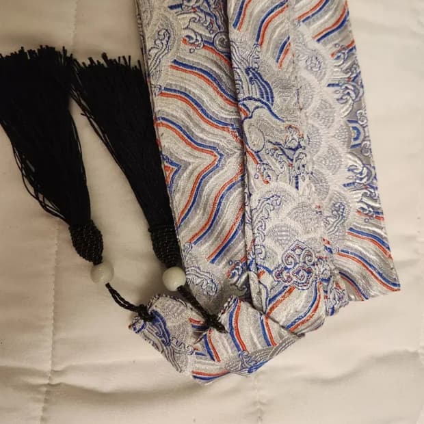 빈티지 동양풍 패션 허리띠 (은색)