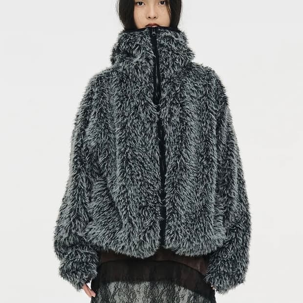 세릭 헤어리 바라클라바 집업