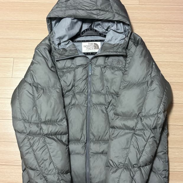 노스페이스 웨이브 LT 온 자켓 그레이 패딩