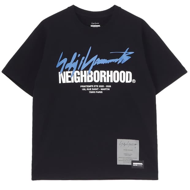 요지야마모토 네이버후드 티셔츠 신상