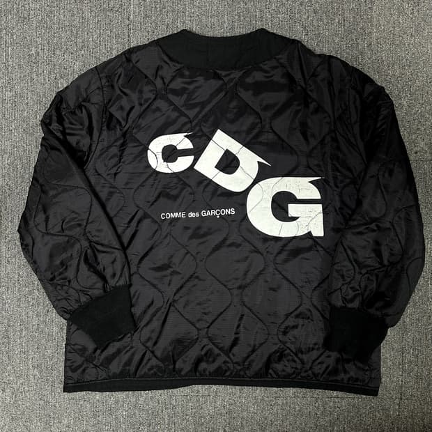 CDG x 알파 인더스트리 라이너 자켓 블랙 XL