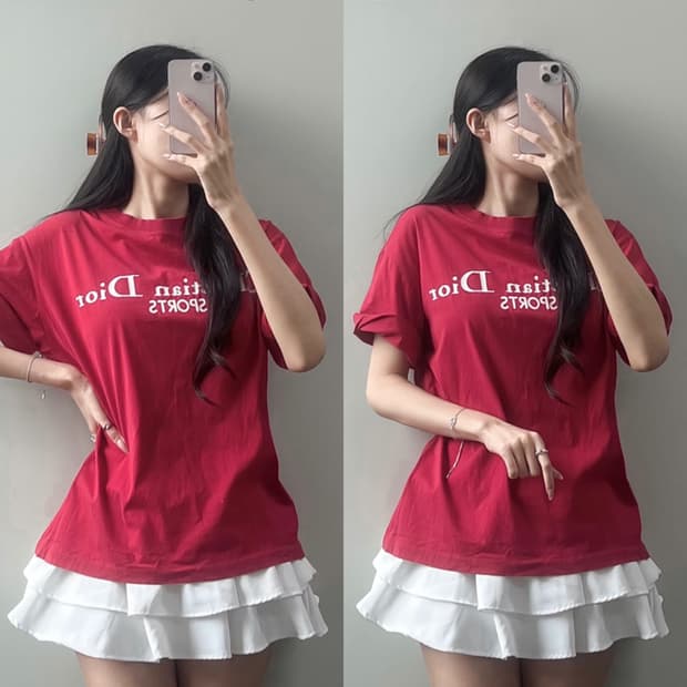 크리스찬 디올 반팔티