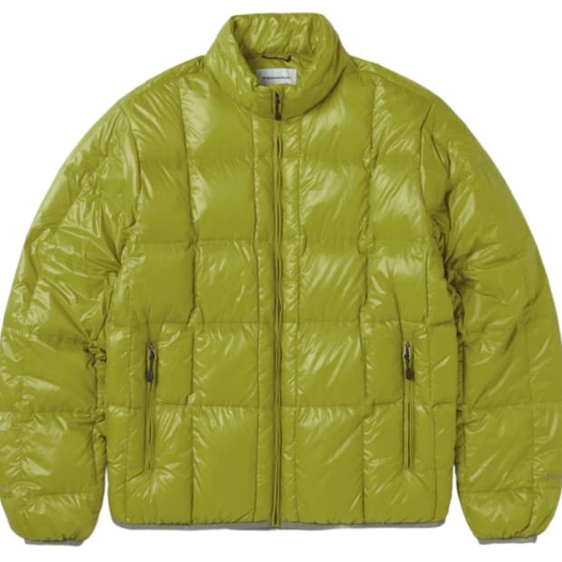 디네뎃 경량패딩 라임 라지