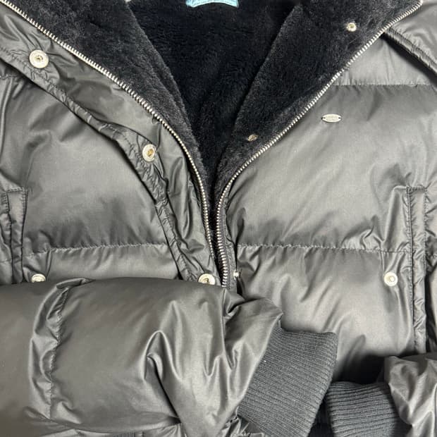 [실사O] 페일제이드 소프트 퍼 후디드 푸퍼 자켓 블랙