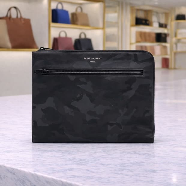 [A급] 생로랑 카모플라쥬 라이드 클러치백 판매합니다!!!