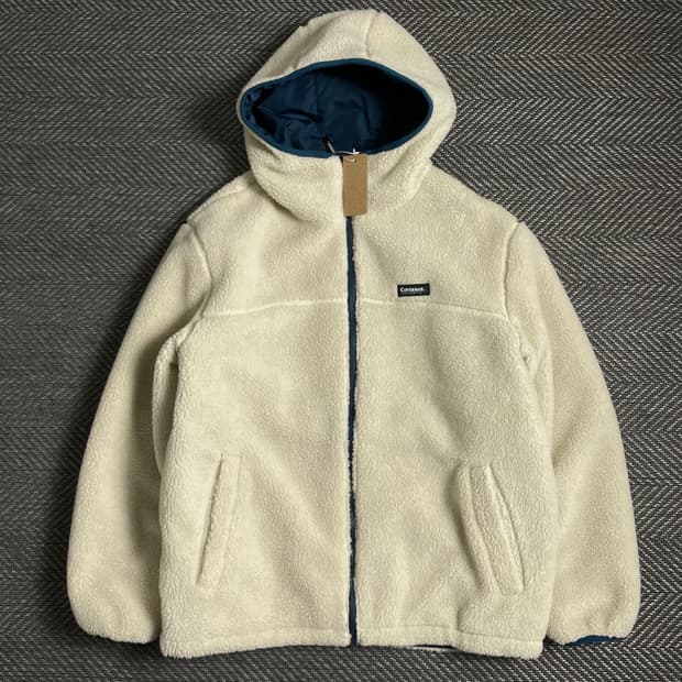 커버낫 리버시블 후드 플리스 자켓o 4879