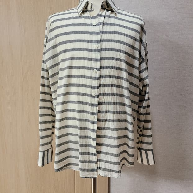 잭앤질 Jack&Jill 남자 스트라이프 셔츠 110 그레이