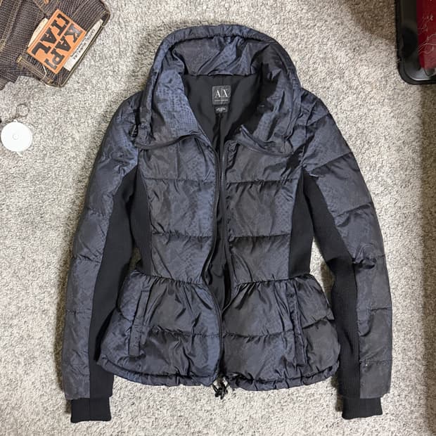 아르마니 익스체인지 패디드 자켓