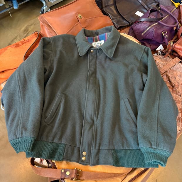80 ~ 90s 엘엘빈 울 봄버 자켓 L XL