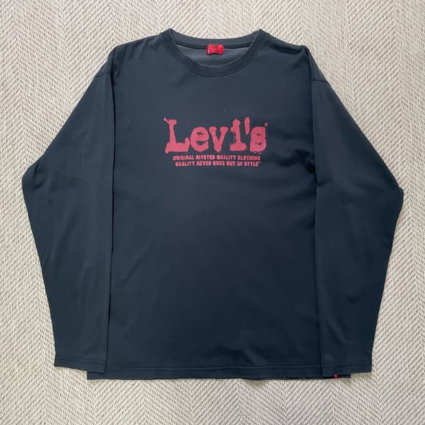 빈티지 Levis 리바이스 그래픽 긴팔티셔츠 
