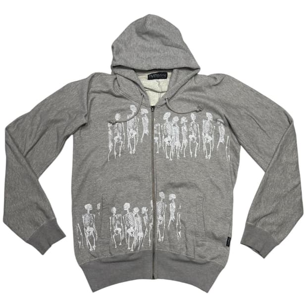 히스테릭 글래머 아카이브 무수한 해골들 후드 집업 자켓