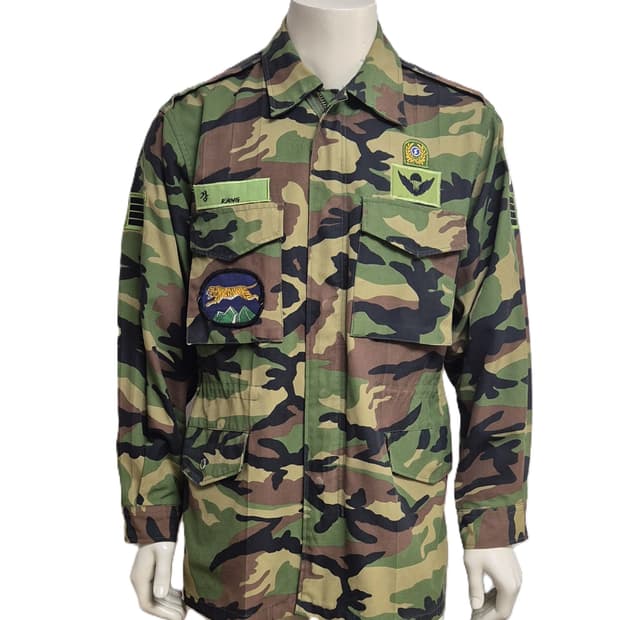 육군 구형 3공수특전여단 병장 중기형 야전상의 전투복 상의 자켓 (L)