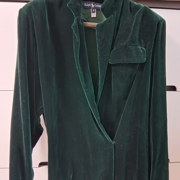 랄프로렌 그린 벨벳 자켓 (8)