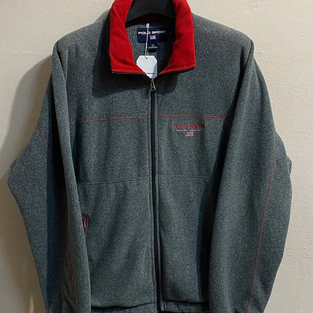 폴로 스포츠 플리스 집업 자켓