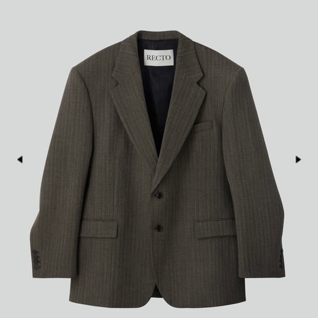 [S] 새상품 렉토 브로큰 헤링본 셋업