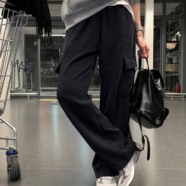 핀르 코듀로이 와이드팬츠