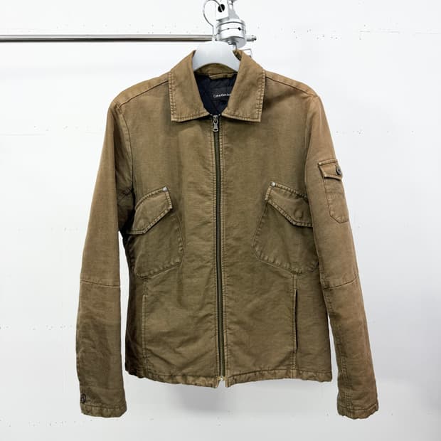 CKJ Garment Dyed Utility Jacket.
