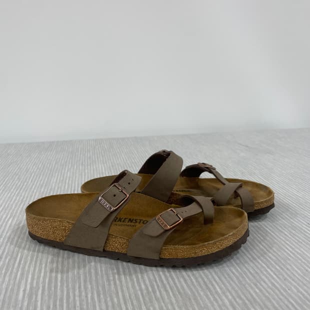 706-5) 버켄스탁 미야리 버코 플로 샌들 240mm
