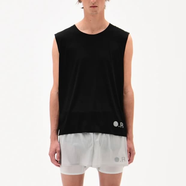 옵티미스틱 러너스 탱크탑 Recycled OR tank top black