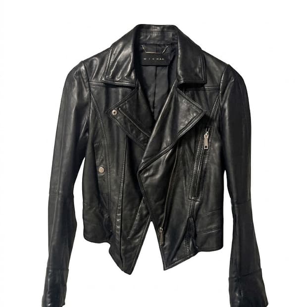 램스킨 카라 레더자켓