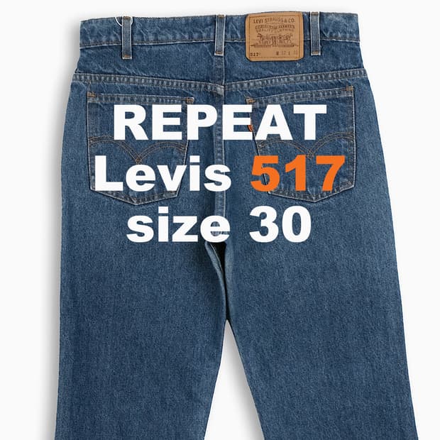 리바이스 517 오렌지탭 90s USA 30 인치 OR5173283