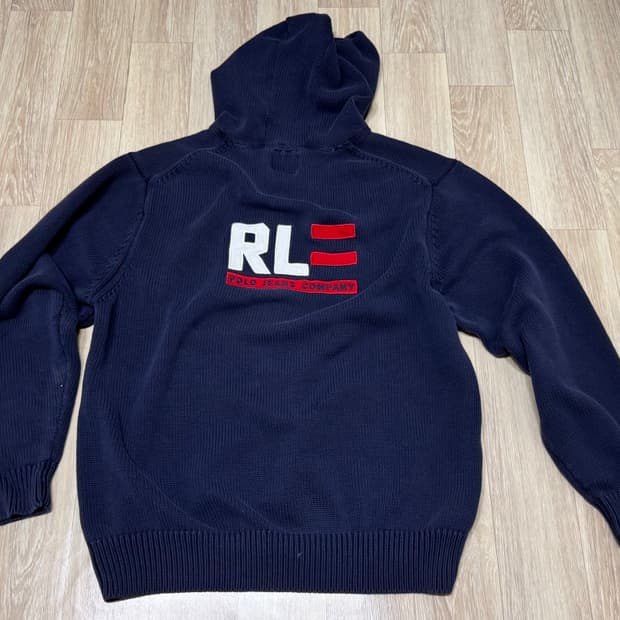 폴로 진스 니트 후드 네이비