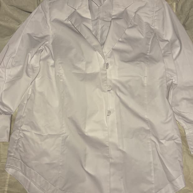 메종 김해김 여성 화이트 코튼 블레이저 (샘플)