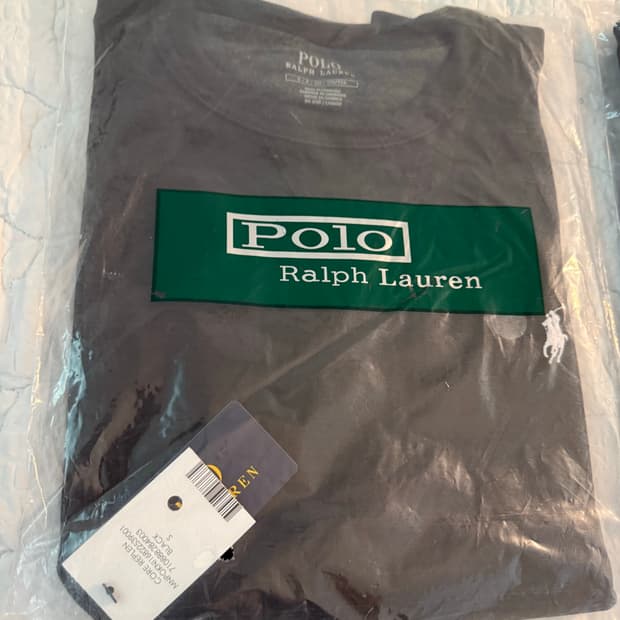 폴로 블랙 맨투맨(새상품)