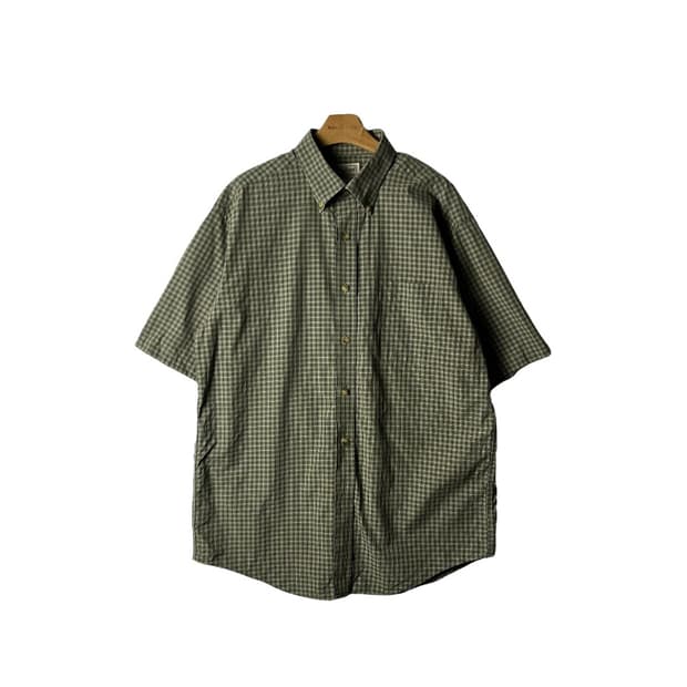 [LL Bean] 엘엘빈 원포켓 체크 반팔셔츠