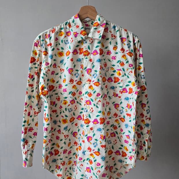 Tparts 일본 빈티지 플라워 셔츠 