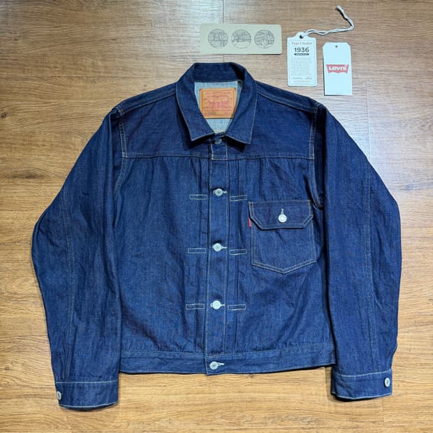 [40]리바이스 lvc 1936 type1 타입1 자켓(소킹O)