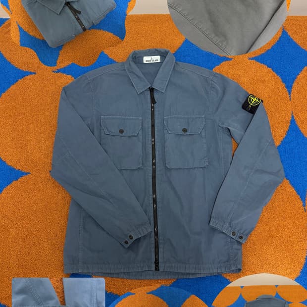 스톤아일랜드 투포켓 투웨이 집업 오버셔츠자켓