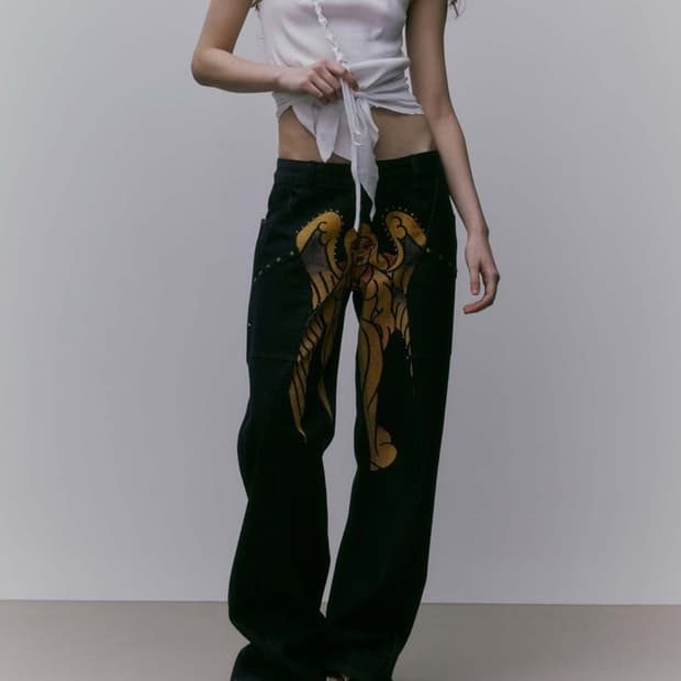 스컬프터 에드하디 코튼팬츠