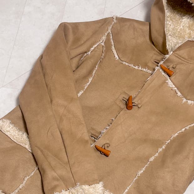 빈티지 모리걸 라떼 갸루 떡볶이 코트