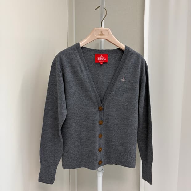 비비안웨스트우드 레드라벨 울 가디건