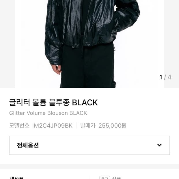 인사일런스 글리터 볼륨 블루종