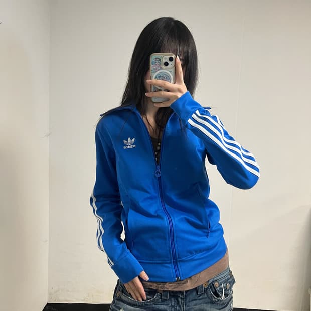  Adidas Blue Europa Track Jacket