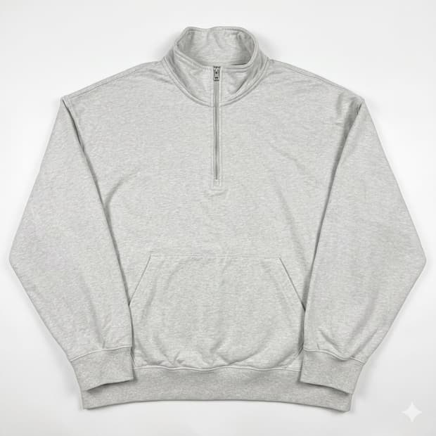 [2XL] melange master 멜란지마스터 스웻 반집업