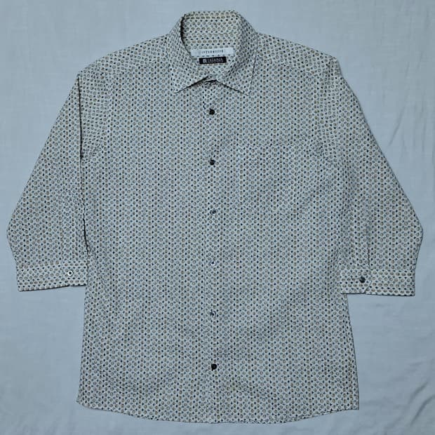 [M/95] 인터메조 x 이탈리아 TAIANA 원단 고급 패턴 셔츠