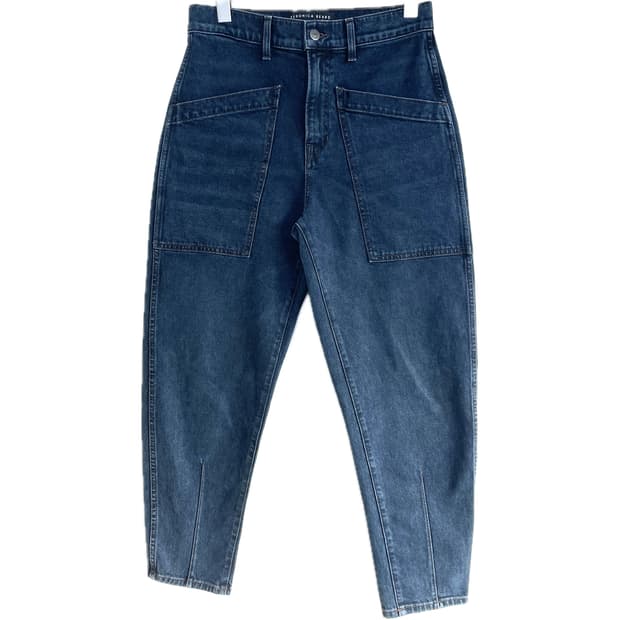 [28] 베로니카 비어드 하이라이즈 베럴레그 크롭 데님 팬츠